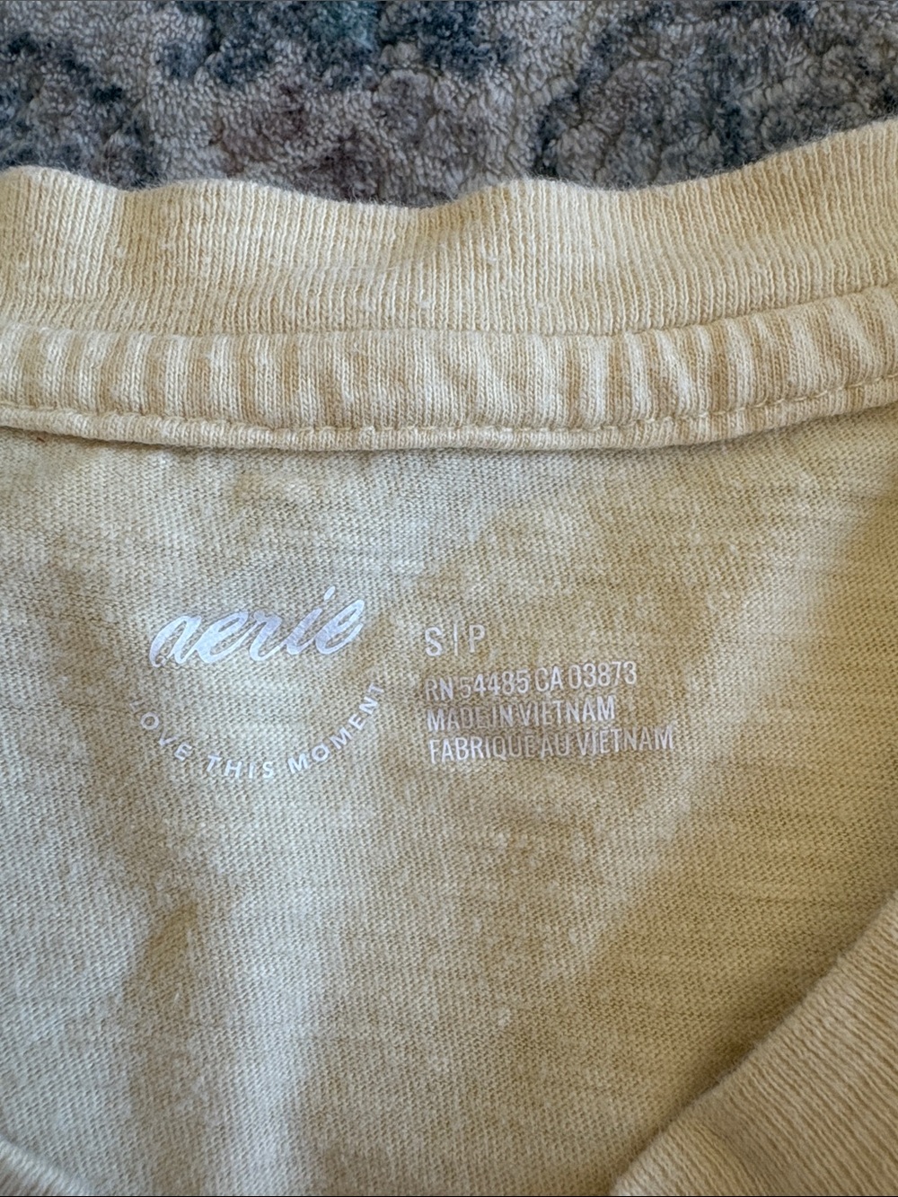 Aerie- "Shell Yeah" Graphic Tee - Yellow - Picture 2 of 3